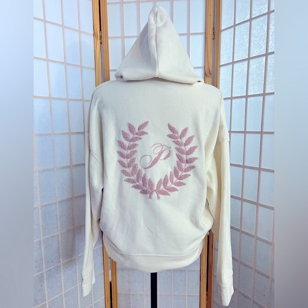 PINK by Victoria Secret Polar Fleece Hoodie Pajama, Gently Used, size XS